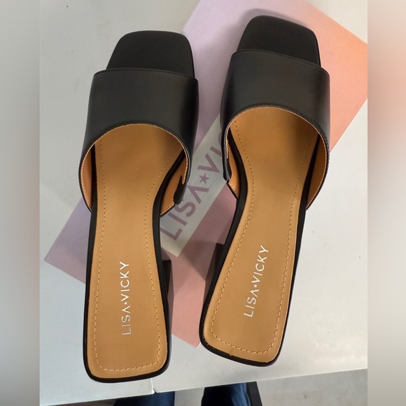 Lisa Vicky Women’s Slip On Heel Vital Black Sheep Size 8 - Picture 4 of 6